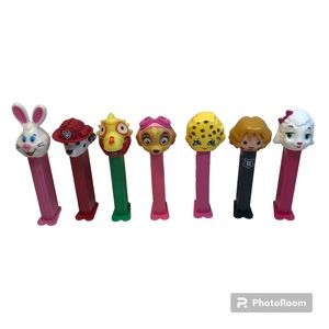 Lot Of 7 Assorted Pez Dispensers Children’s Themed Harry Potter, Vintage Dino +